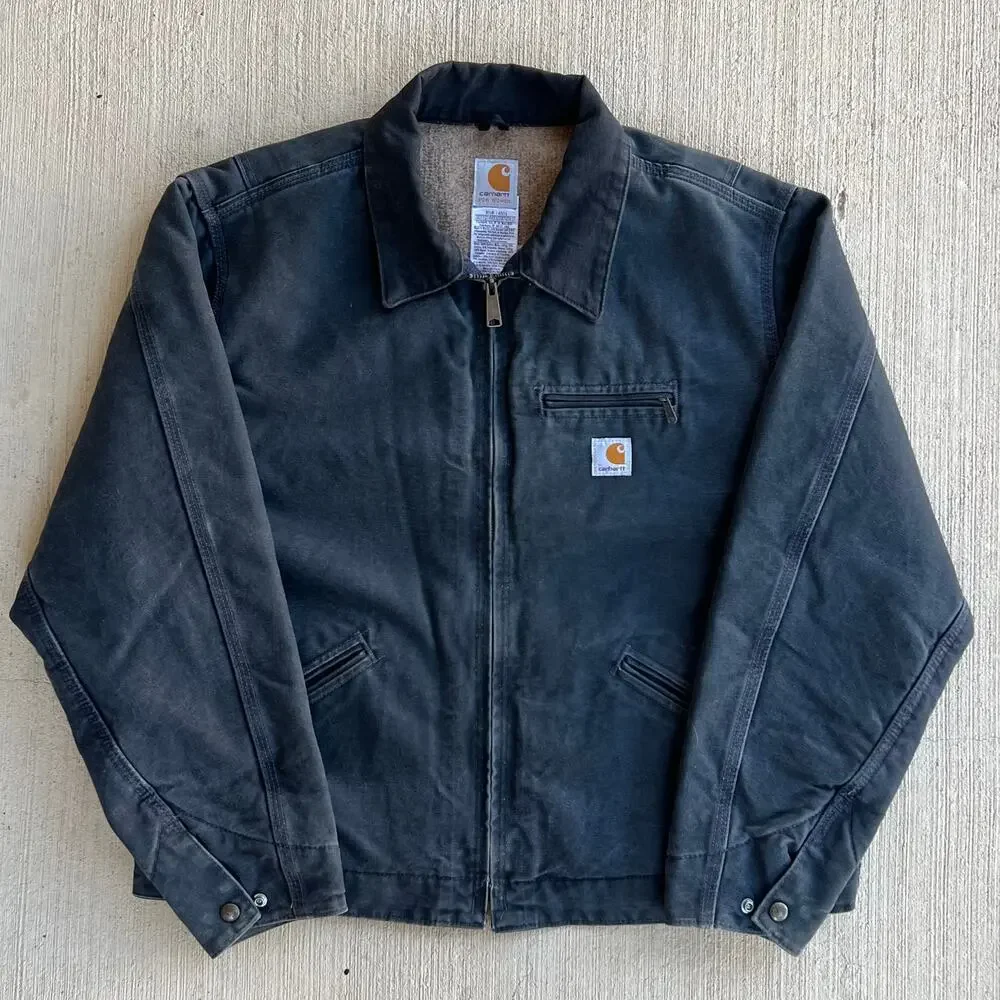 Carhartt WOMENS WJ097 PTL gray Detroit work wear jacket